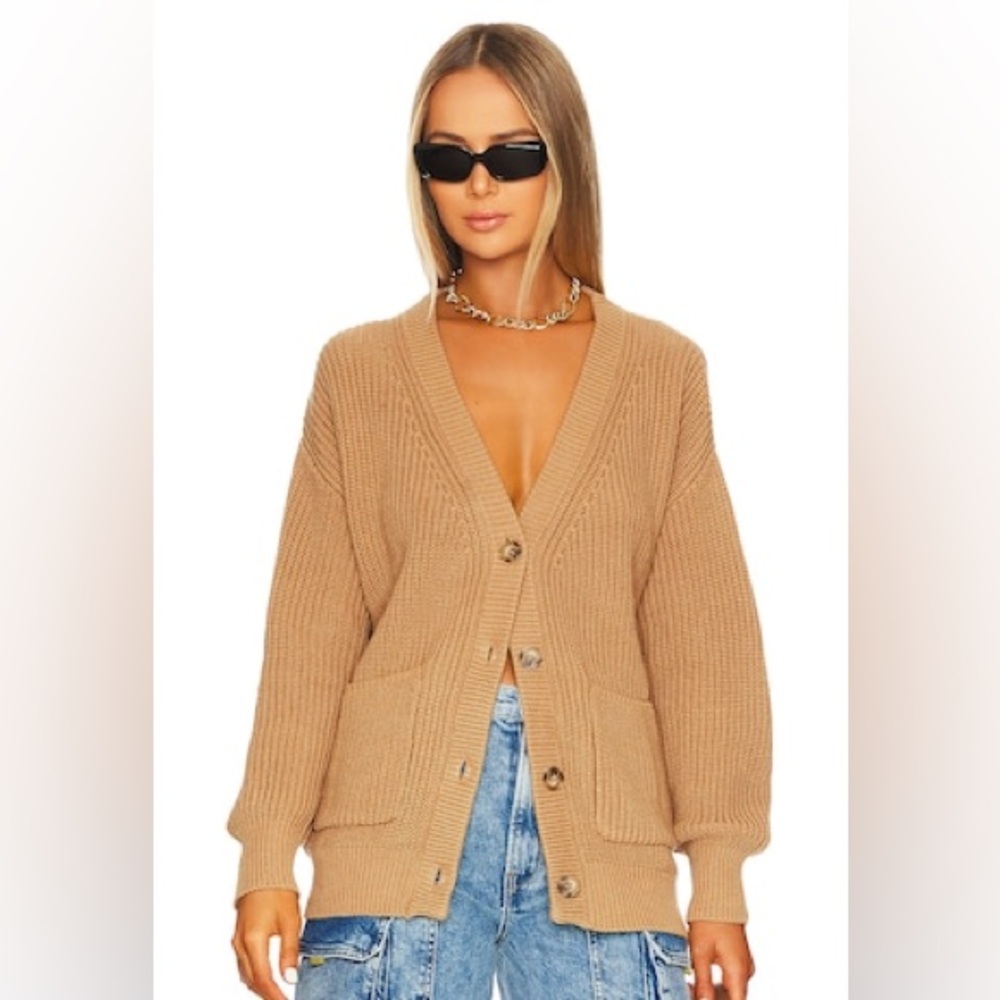 The Cardigan in Camel Perfect condition!